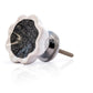 Mascot Hardware 1.5 in. Flower Knob White & Grey Drawer Cabinet Knob