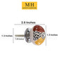 Mascot Hardware Long Beach Mushroom Knob Multicolor Drawer Cabinet knob
