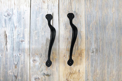 Mascot Hardware Spear 9'', 13 Black Door Pull Handle Single Pack