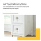 Mascot Hardware Classic 1-4/7 in. Yellow Cabinet Knob (Pack of 10)