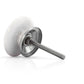 Mascot Hardware Cobble Rosette 1-3/5 in. Yellow, Grey Cabinet Knob (Pack of 10)