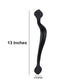 Mascot Hardware Spear 9'', 13 Black Door Pull Handle Single Pack