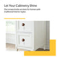 Mascot Hardware Calico 1-4/7 in. Brown & Yellow Drawer Cabinet Knob