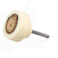 Mascot Hardware Fusion Log 1-2/5 in. (35mm) White & Light Brown Drawer Cabinet Knob