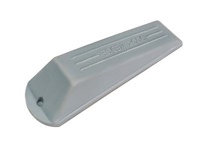 Mascot Hardware Grey Rubber 5-1/3 in. Door Stop Wedge