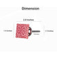 Mascot Hardware Intricate 1-1/2 in. Cherry Tile Drawer Cabinet Knob