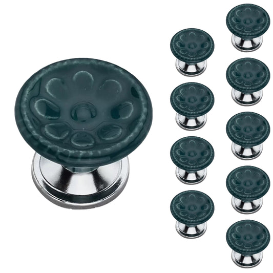 Mascot Hardware Gerbera 1-4/7 in. Cabinet Knob (Pack of 10)