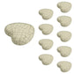 Mascot Hardware Crackled Heart 1-37/50 in. White Cabinet Knob (Pack of 10)