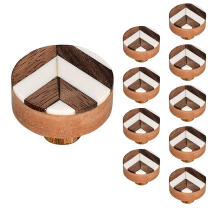 Mascot Hardware Fusion Arrow 1-1/2 in. Round Cabinet Knob (Pack of 10)