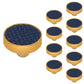 Mascot Hardware Basketweave 1-3/5 in. Blue Drawer Cabinet Knob (Pack of 10)