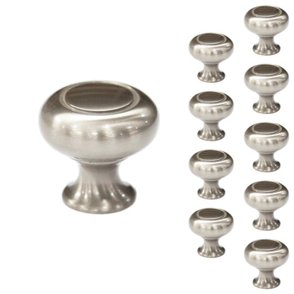 Infinity 1-1/6 in. Round Cabinet Knob (10-Pack)