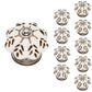 Mascot Hardware Etched Floral 1-7/9 in. Melon Cabinet Knob (Pack of 10)