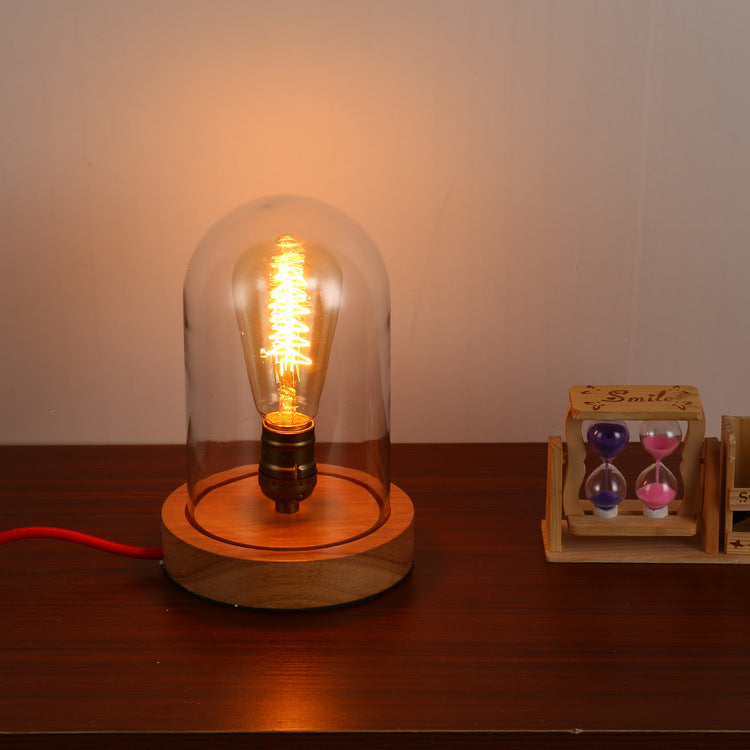 Cafe and bar decorated with Edison lamps