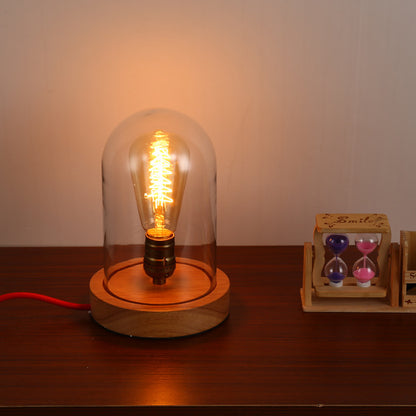 Cafe and bar decorated with Edison lamps