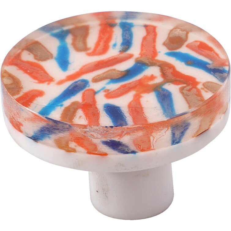 Mascot Hardware Roseville 1-7/9 in. Multicolor Oval Drawer Cabinet Knob