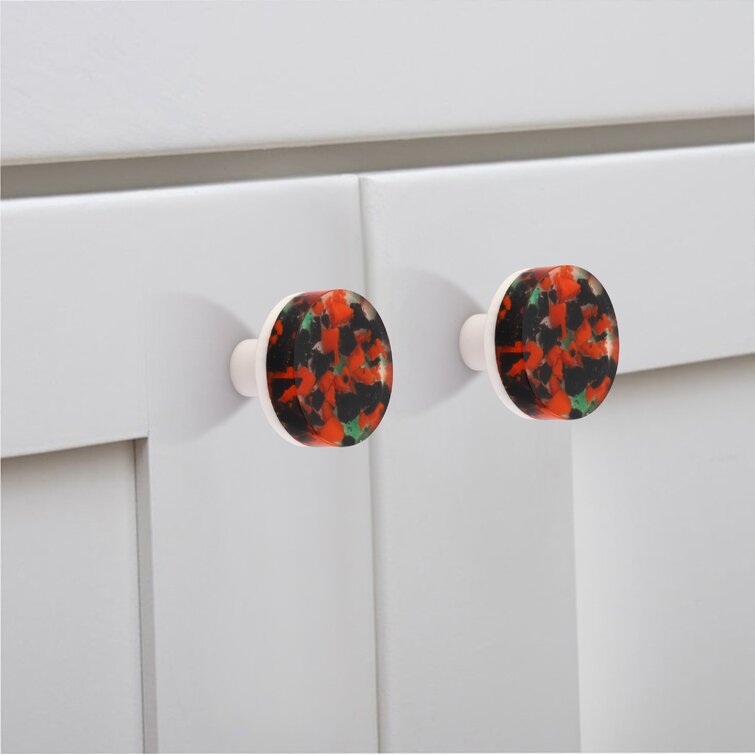 Mascot Hardware Roseville 1-7/9 in. Multicolor Oval Drawer Cabinet Knob