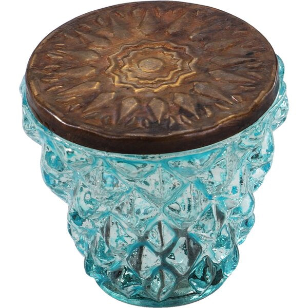Mascot Hardware Diamond Cut 1-1/2 in. Terracotta Drawer Cabinet Knob