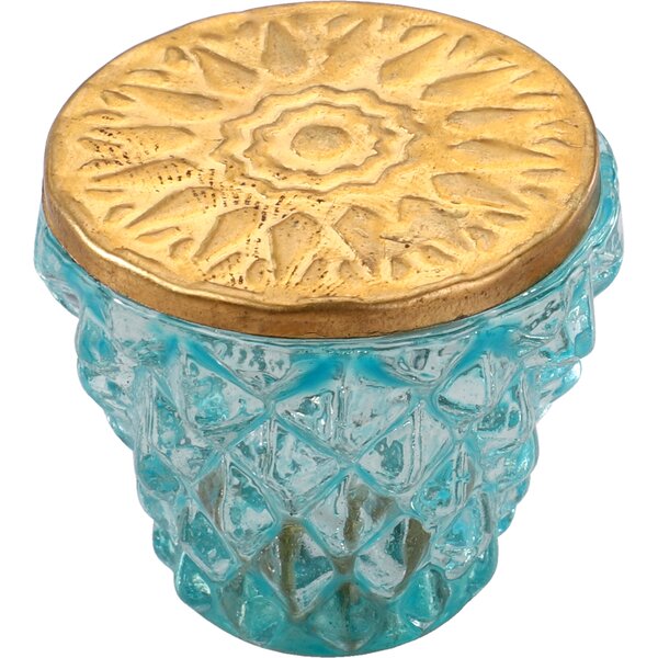 Mascot Hardware Diamond Cut 1-1/2 in. Terracotta Drawer Cabinet Knob