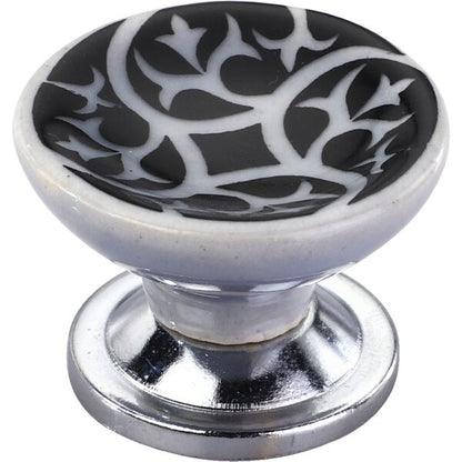 Mascot Hardware Swirl Design 1-1/2 in. Cupped Drawer Cabinet Knob