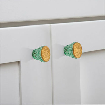 Mascot Hardware Diamond Cut 1-1/2 in. Terracotta Drawer Cabinet Knob