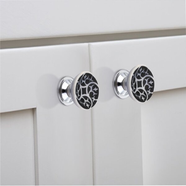 Mascot Hardware Swirl Design 1-1/2 in. Cupped Drawer Cabinet Knob