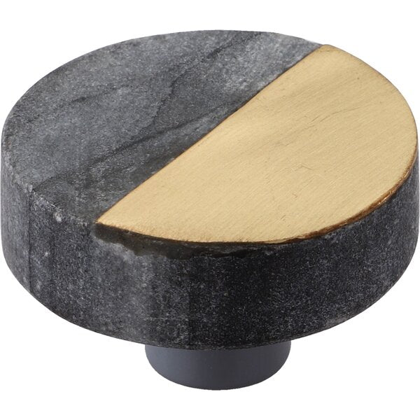 Mascot Hardware Stamford 1-1/2 in. Grey Round Drawer Cabinet Knob (Pack of 10)