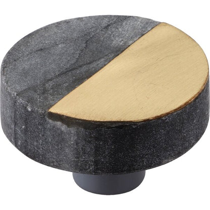 Mascot Hardware Stamford 1-1/2 in. Grey Round Drawer Cabinet Knob (Pack of 10)