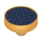 Mascot Hardware Basketweave 1-3/5 in. Blue Drawer Cabinet Knob (Pack of 10)