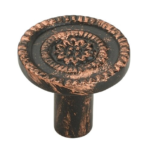 Mascot Hardware 1-7/16 In. Antique Look Floral Drawer Cabinet Knob