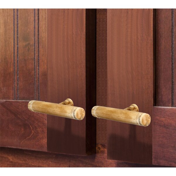 Mascot Hardware Brown Architectural 3-2/3 in. (93mm) Light Brown Drawer Cabinet Knob
