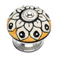 Mascot Hardware Classic 1-4/7 in. Yellow Cabinet Knob (Pack of 10)