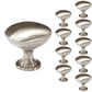 1-1/6 in. Satin Nickel Round Cabinet Knob (10-Pack)