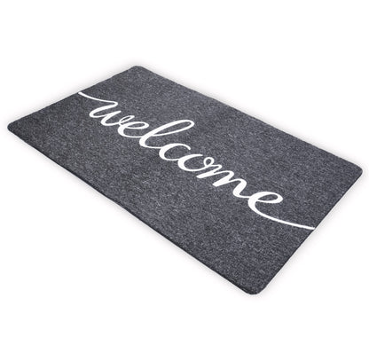 Welcome Mats, 30" x 18"  Outdoor/Indoor Non-Slip Doormat for Entryway