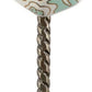 Mascot Hardware Hexagon Ceramic 3-7/9 in. Pink & Gold Single Hook
