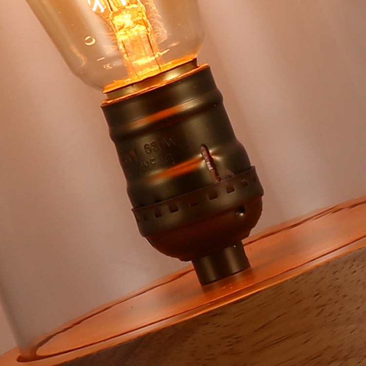 Cafe and bar decorated with Edison lamps