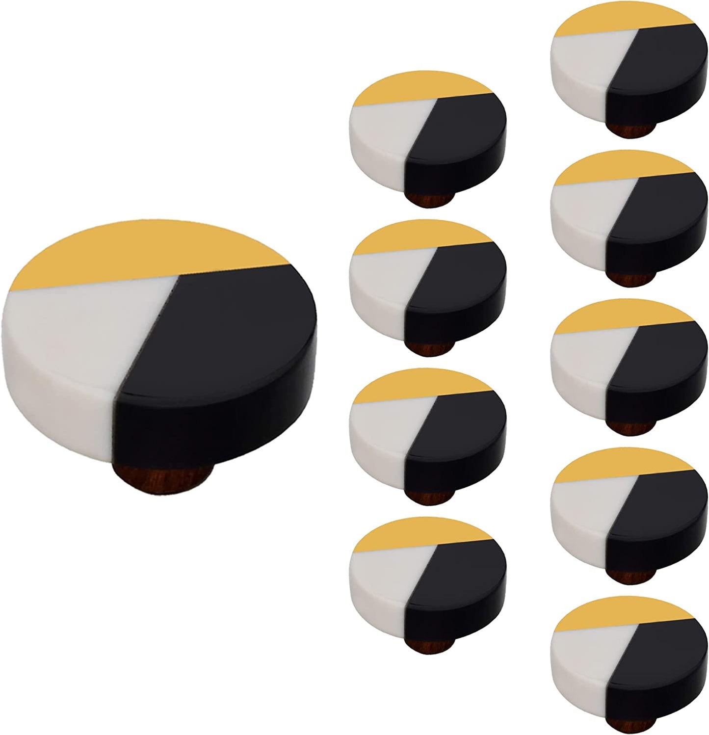 Mascot Hardware Fusion 1-1/2 in. Round Cabinet Knob (Pack of 10)