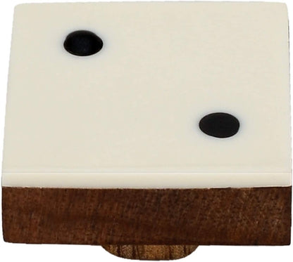 Mascot Hardware Casino 1-3/7 in. Numero 1, 2, 3, 4, 5, 6 Drawer Cabinet Knob