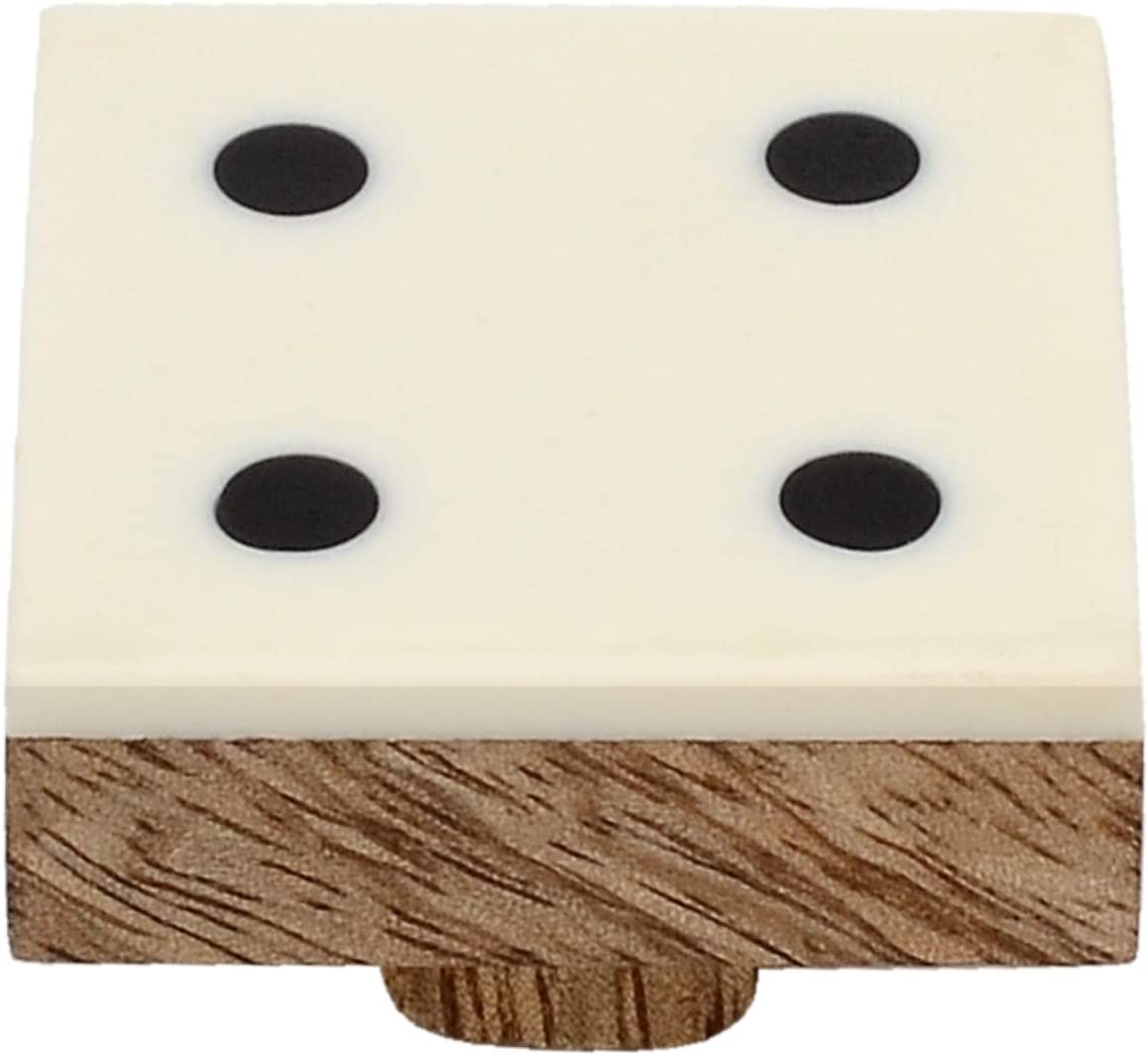 Mascot Hardware Casino 1-3/7 in. Numero 1, 2, 3, 4, 5, 6 Drawer Cabinet Knob
