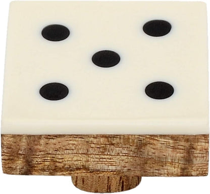 Mascot Hardware Casino 1-3/7 in. Numero 1, 2, 3, 4, 5, 6 Drawer Cabinet Knob