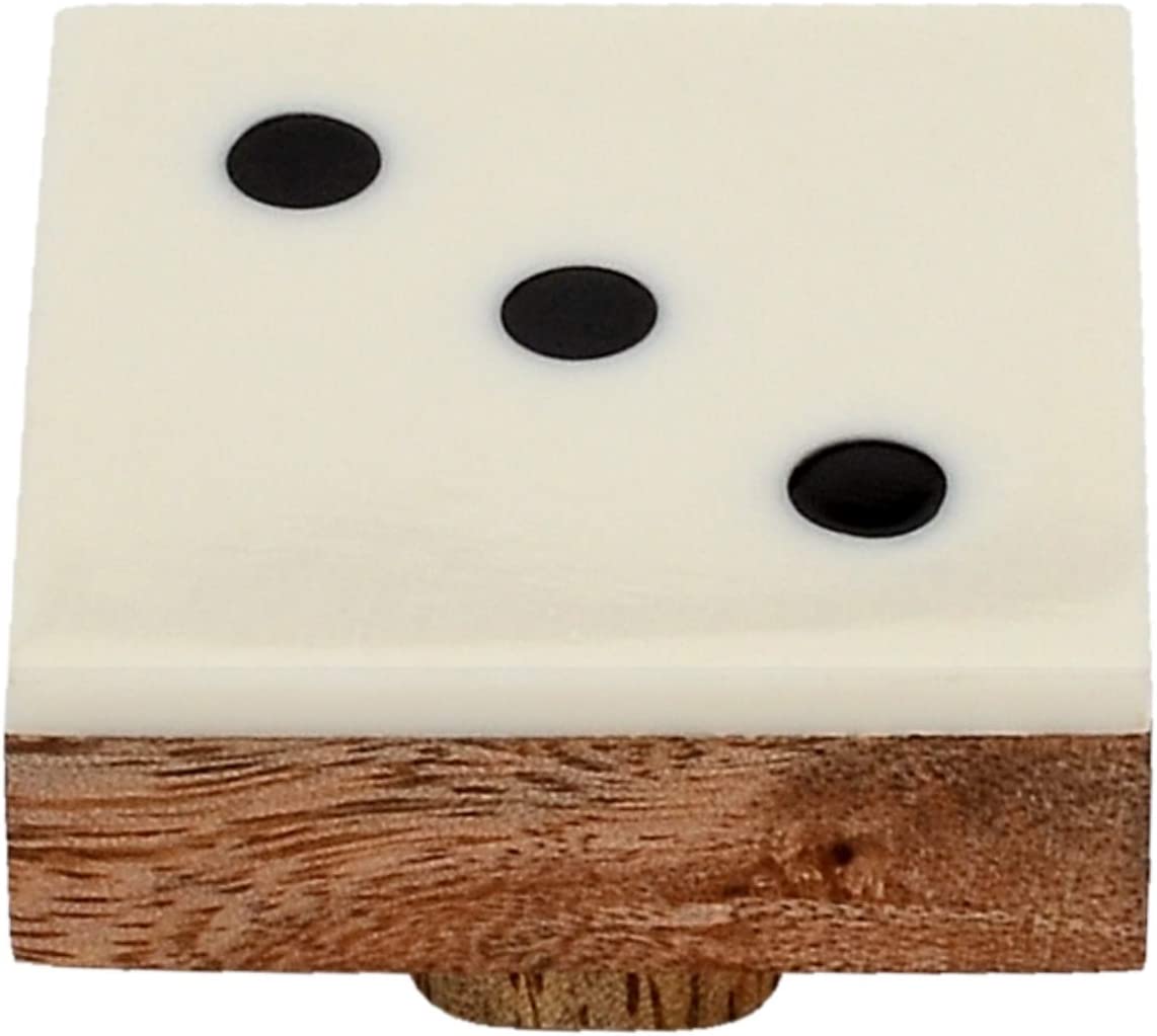 Mascot Hardware Casino 1-3/7 in. Numero 1, 2, 3, 4, 5, 6 Drawer Cabinet Knob