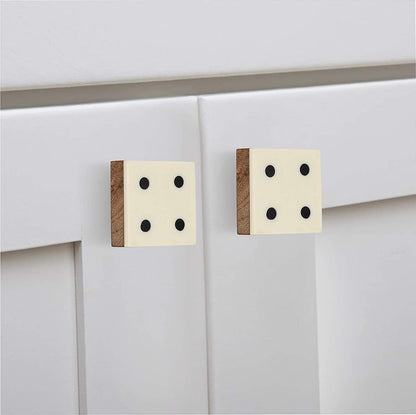 Mascot Hardware Casino 1-3/7 in. Numero 1, 2, 3, 4, 5, 6 Drawer Cabinet Knob