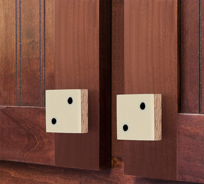 Mascot Hardware Casino 1-3/7 in. Numero 1, 2, 3, 4, 5, 6 Drawer Cabinet Knob