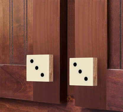 Mascot Hardware Casino 1-3/7 in. Numero 1, 2, 3, 4, 5, 6 Drawer Cabinet Knob