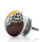 Mascot Hardware Long Beach Mushroom Knob Multicolor Drawer Cabinet knob