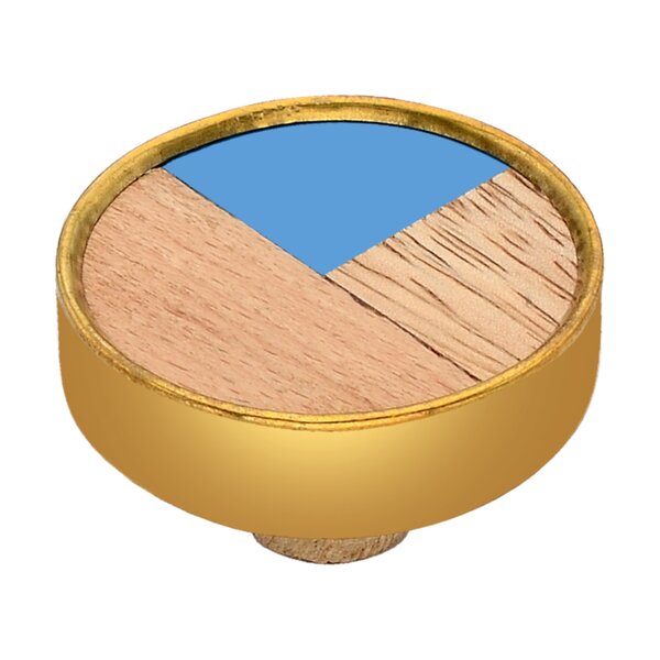 Mascot Hardware Athena 1-3/5 in. Wood Round Drawer Cabinet Knob