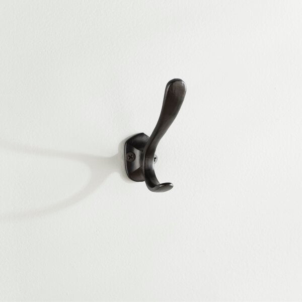 Lucida 3.9" Antique Brass Hat and Coat Hook