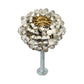 Mascot Hardware Beauty Art 1-3/8 in. Large Beads White Cabinet Knob