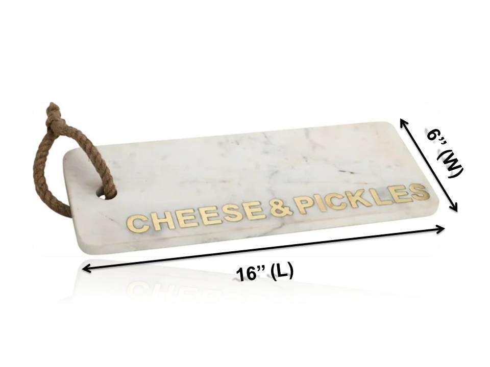 Mascot Hardware Chop-N-Slice 16 in. x 6 in. Rectangle Marble Cutting Board