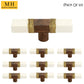 White Marble Effect 3 in. Brown & White Cabinet Knob (Pack of 10)