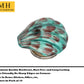 Mascot Hardware Sea Shell 1-6/7 in. Sea Green Cabinet Knob (Pack of 10)
